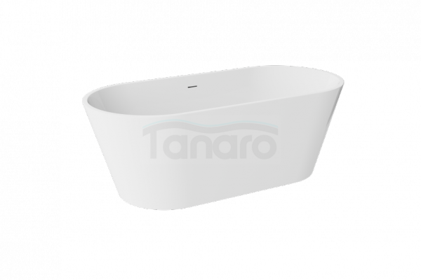 BESCO Wanna wolnostojąca Deeva 170x80 + maskownica odpływu biała #WWA-170-DBI
