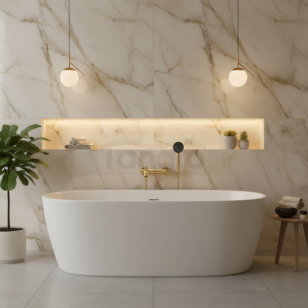 REA Bateria wannowa Rea Foster Złoty Szczotkowany