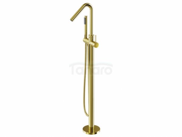 BESCO Bateria wannowa wolnostojąca Veo 3.0 jasne złoto BW-V3-JZ