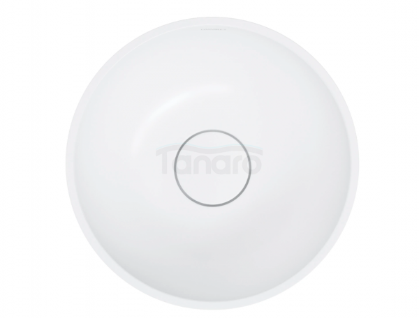 OMNIRES umywalka nablatowa, Ø35 cm SHELL M+ biały mat SHELL350UNBM