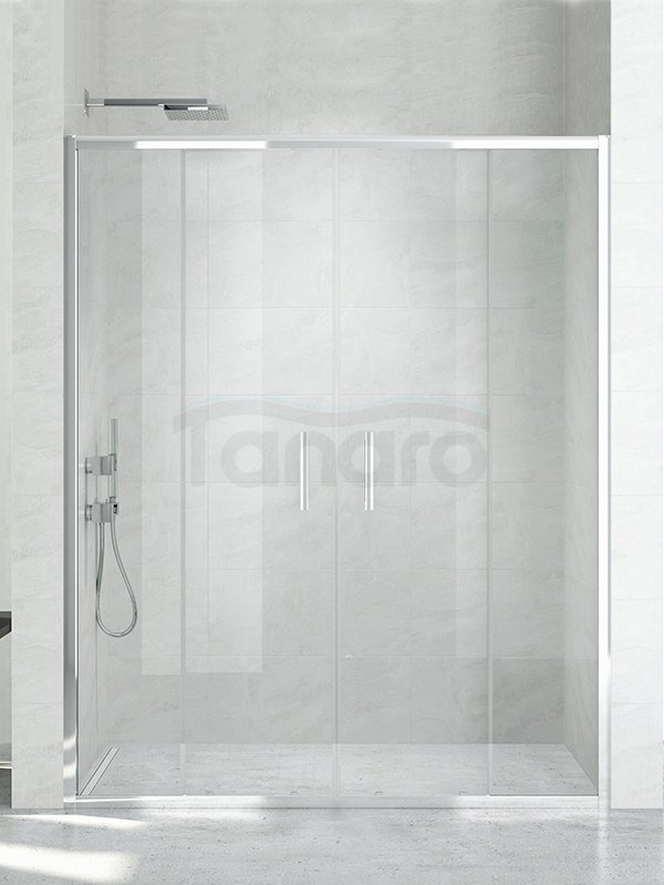 NEW TRENDY Drzwi wnękowe prysznicowe przesuwne NEW CORRINA 170x195 D-0186A
