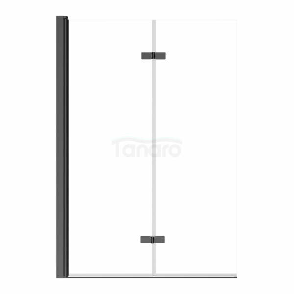 BESCO Parawan nawannowy 2-skrzydłowy Lumix gun metal 100x145 PLGM-2S