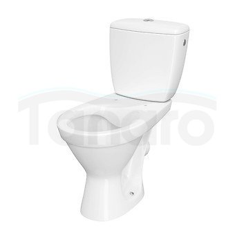 MITO - Wc kompakt 696 CERSANIA SimpleOn 010, deska slim duroplastowa wolnoopadająca z łatwym wypinaniem  K11-2338