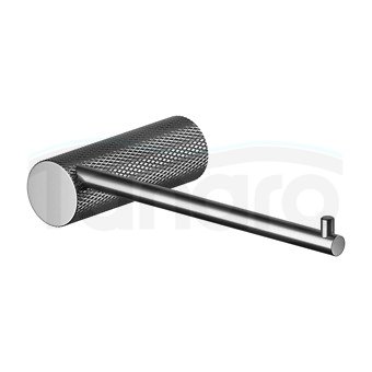 CERSANIT - Uchwyt na papier toaletowy czarny gun metal  S951-884