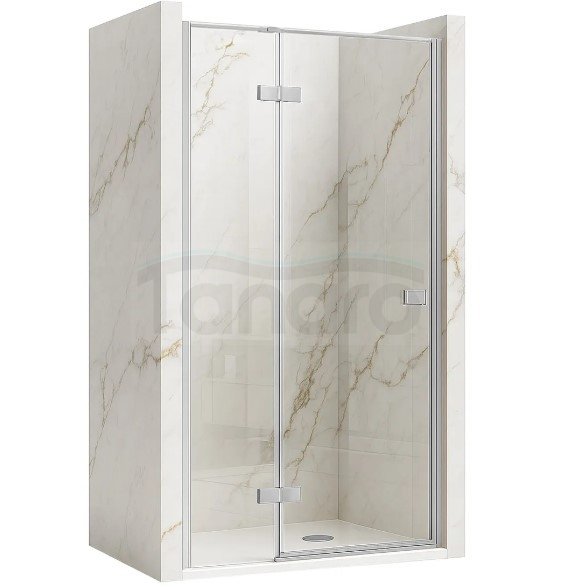 REA - Drzwi prysznicowe ATLAS 90 Chrome PRAWE