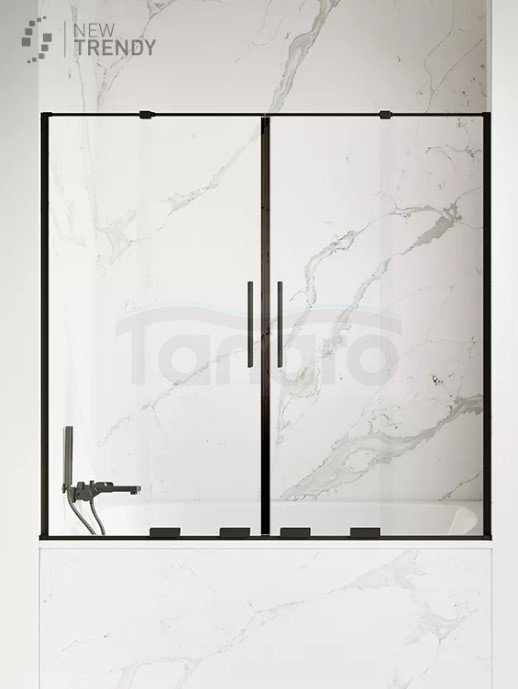 NEW TRENDY Parawan nawannowy SMART BLACK 170x150 EXK-4211