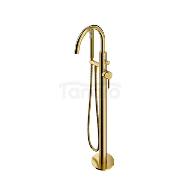 OMNIRES bateria wannowa wolnostojąca 96cm mosiądz szczotkowany Y1233-SBSB