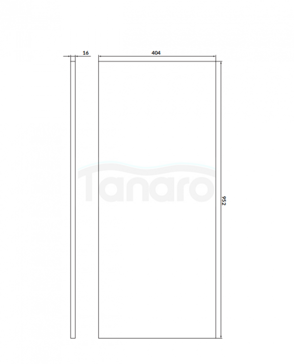 CERSANIT - Półka do konsoli ZEN BY CERSANIT 100 Biały Mat  S1001-050
