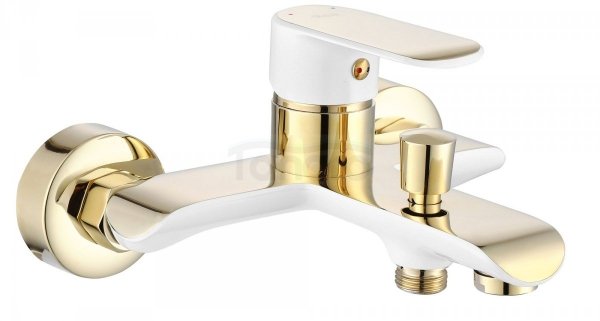 REA - Bateria wannowa BLOOM White Gold / Biało-Złota