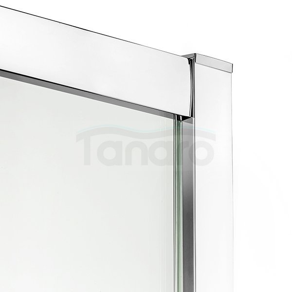 NEW TRENDY Kabina prysznicowa połokrągła NEW VARIA szkło czyste 80x80x165 K-0493
