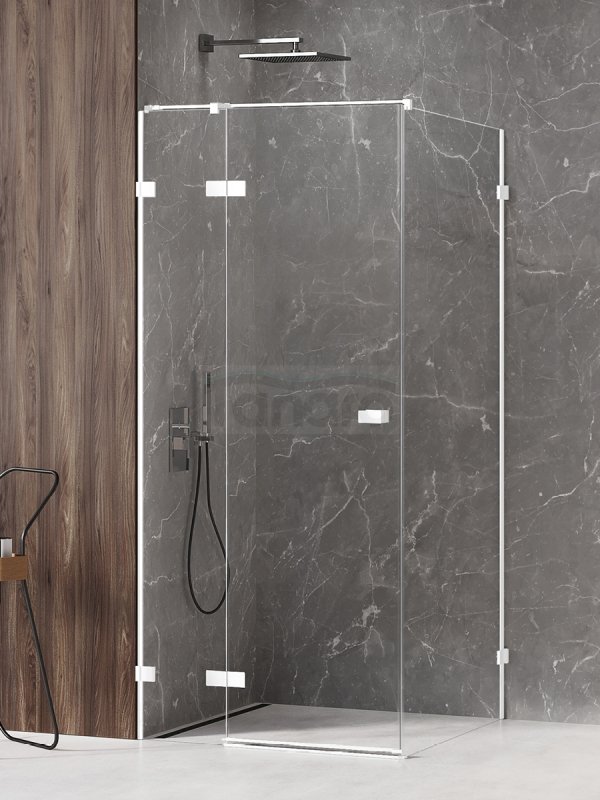 NEW TRENDY Kabina prysznicowa Avexa White 100x70, pojedyncze drzwi EXK-2713/EXK-2743