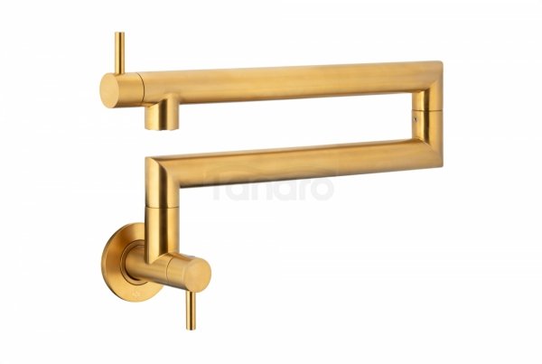ARMATURA KRAKÓW KFA Bateria kuchenna składana przegubowa do napełniania garnków DUERO POT FILLER GOLD 6623-030-31