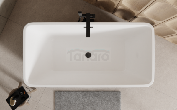 BESCO Wanna wolnostojąca 160x80 Evita B&amp;W #WAS-160EB