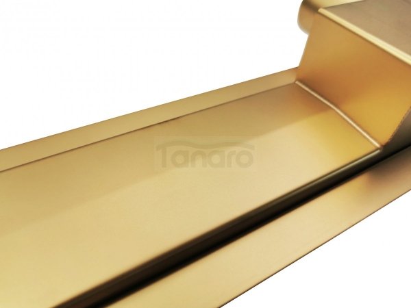 AQUALine - Odpływ liniowy posadzkowy złoty/gold 2w1 pod płytkę 90cm L04GL