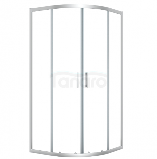 LAVEO Desna - kabina natryskowa półokrągła 80x80 cm JKD_086Z