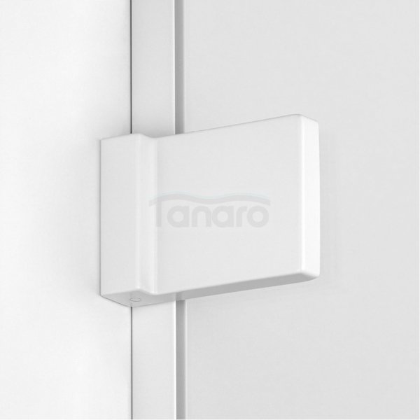 NEW TRENDY Drzwi prysznicowe wnękowe AVEXA WHITE 120x200 EXK-2695/2696