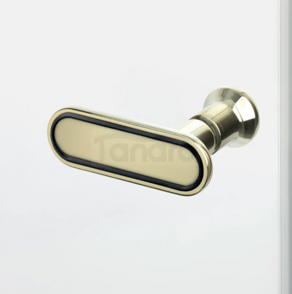 NEW TRENDY Kabina prysznicowa 90x90 drzwi podwójne składane NEW SOLEO GOLD LIGHT  K-1953