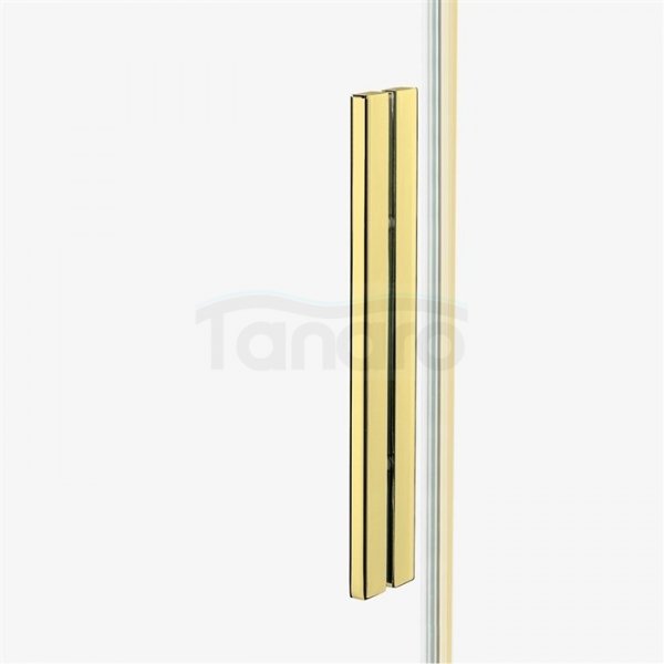 NEW TRENDY kabina prysznicowa narożna prostokątna Smart Light Gold złota 110x90 cm EXK-4234