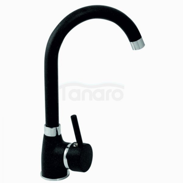 BRENOR - Bateria kuchenna ALGEA Black/Czarna