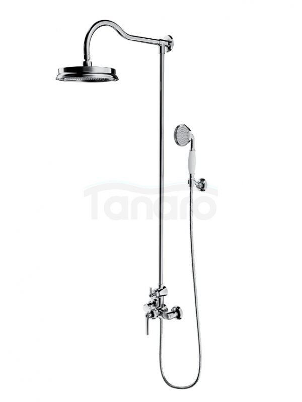 OMNIRES Zestaw system prysznicowy natynkowy AM5244CR