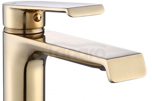 REA - Bateria umywalkowa HASS Gold/Złota Niska