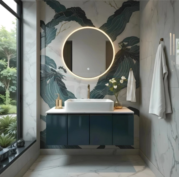 CORSAN Umywalka nablatowa ANGO prostokątna 600x340x110 mm z korkiem czarnym UC5610BL 