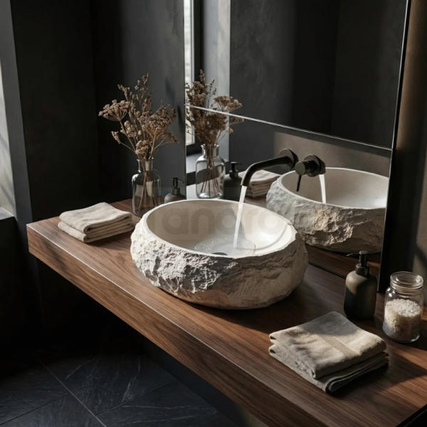 REA Umywalka nablatowa Rea Mika Ivory 