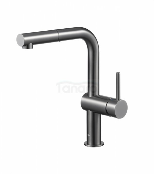 ARMATURA KRAKÓW KFA DUERO EDGE GUN METAL GREY bateria kuchenna z wyciąganą wylewką 6623-510-61