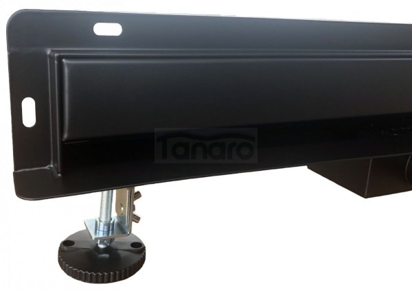 AQUALine - Odpływ liniowy ścienny czarny/black 2w1 pod płytkę Rozmiar 80cm S04BK800