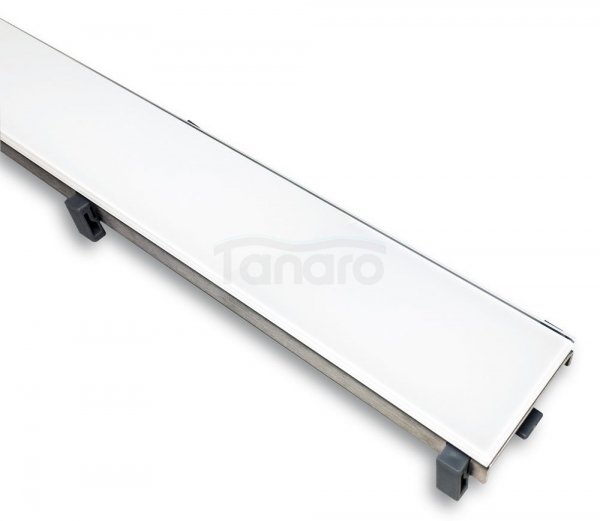 OKEDA Odpływ liniowy PRIME LINE WHITE GLASS 60cm - białe szkło  20600.06 