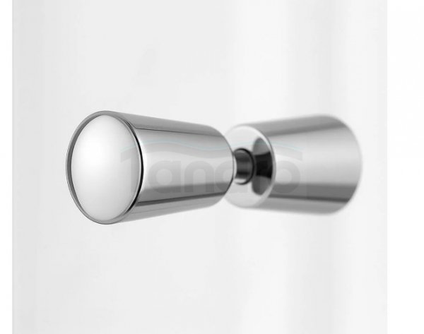 REA - Kabina Prysznicowa PRIMO SWING CHROM uchylne drzwi 100 + ścianka 70