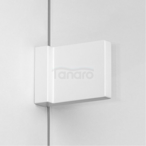 NEW TRENDY Drzwi prysznicowe wnękowe AVEXA WHITE 110x200 EXK-2693/2694