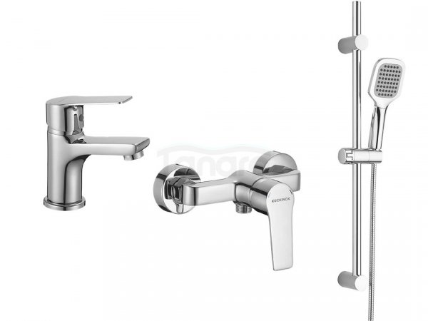 KUCHINOX - Komplet baterii łazienkowych BORGO - prysznic  BKBA041D