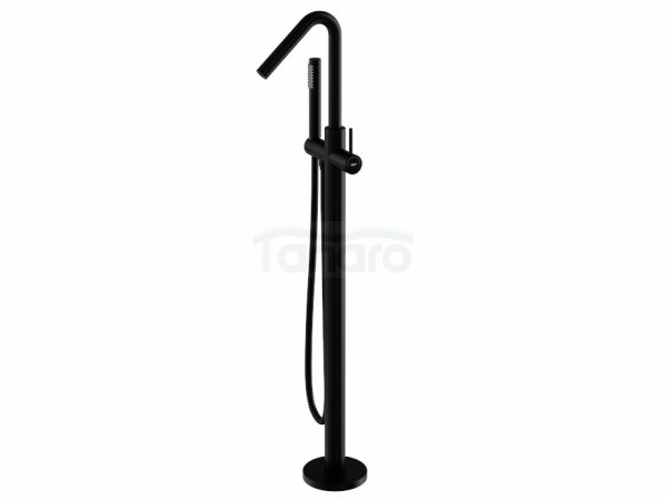 BESCO Bateria wannowa wolnostojąca Veo 3.0 czarny matt BW-V3-CZ