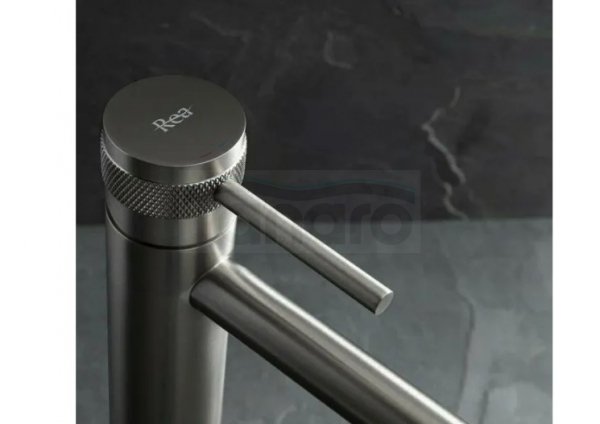 REA - Bateria Umywalkowa LUNGO GRIP Tytan Niska