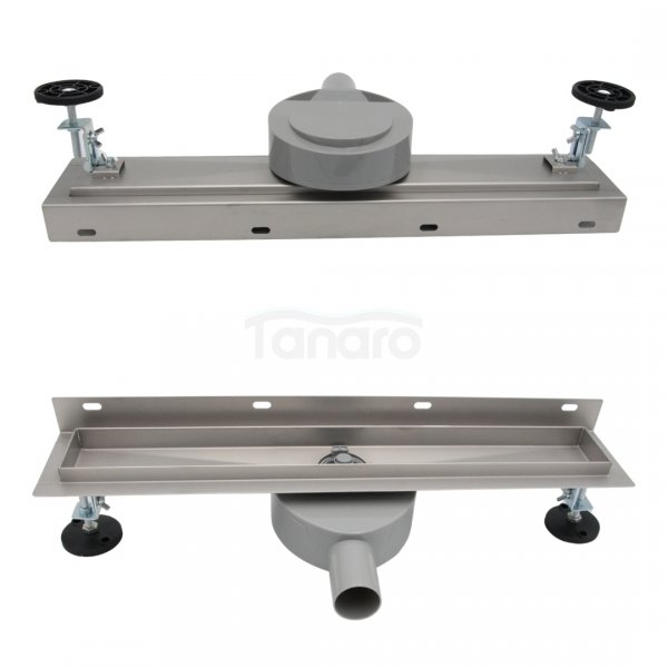 AQUALINE Odpływ przyścienny 2w1 z obrotowym syfonem 360° 90cm LSR04900
