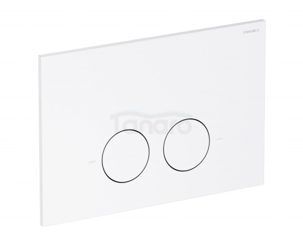 OMNIRES STRONGFRAME stelaż podtynkowy do miski toaletowej z ECO spłukiwaniem + MINIMAL przycisk spłukujący FLUSH SET biały mat STFWCECO1M-RWM