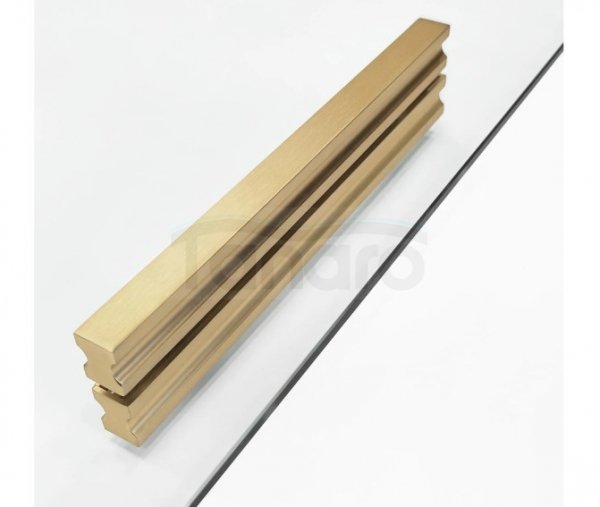 REA - Kabina Prysznicowa MONTANA Double Gold Brush / Złota Szczotkowana 90x90