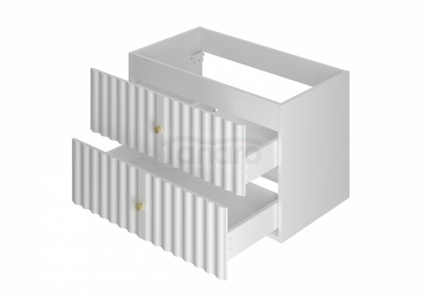 MEGSTYL AQUA-01 Szafka pod umywalkę 80cm biały mat AQUA-0000-0005883