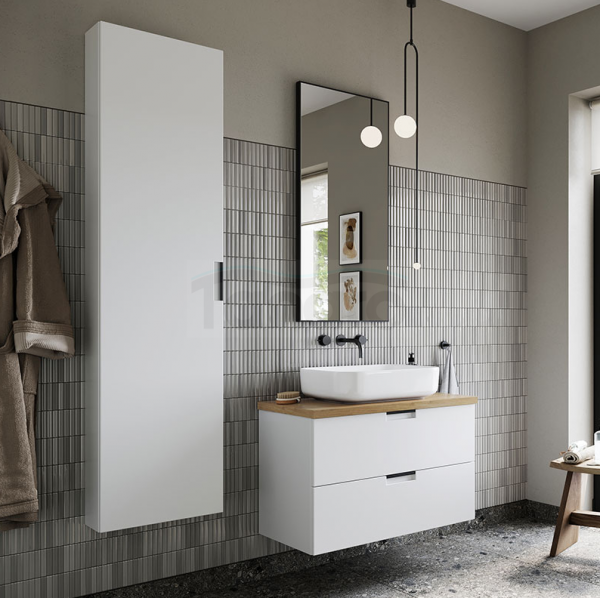 DEFTRANS szafka pod umywalkę z dwiema szufladami 80x60 Avola D80 001-D-08013