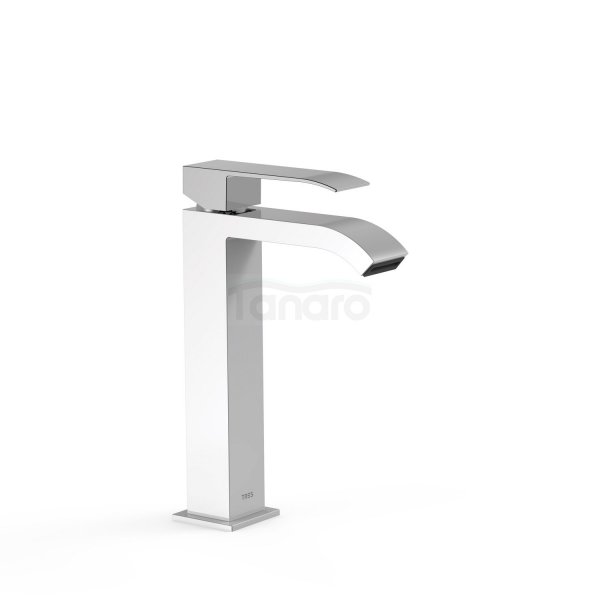 TRES CUADRO Wysoka bateria jednouchwytowa umywalkowa-00661001BL