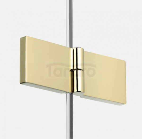 NEW TRENDY Drzwi wnękowe New Soleo Light Gold, pojedyncze, składane lewe 80x195 D-0462A