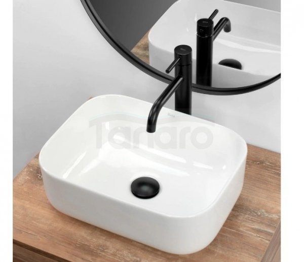 REA - Umywalka nablatowa DEMI Mini White