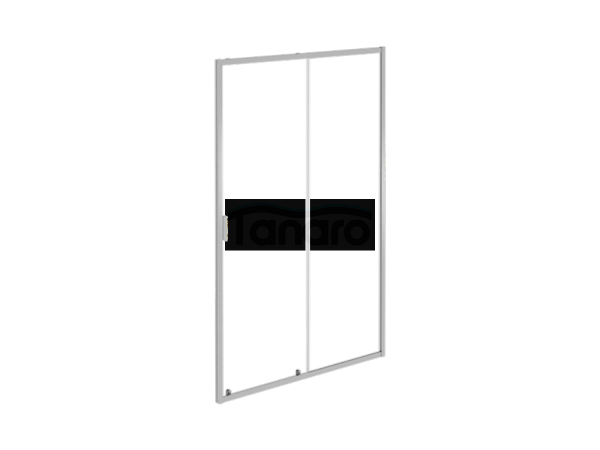 BESCO Drzwi prysznicowe przesuwne Zarya Chrom 120 DZ-120