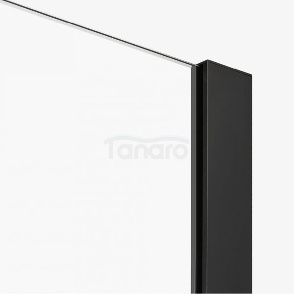 NEW TRENDY Drzwi prysznicowe przesuwne SMART BLACK 120x200 EXK-4111