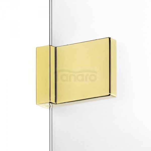 NEW TRENDY Kabina prysznicowa podwójne drzwi uchylne AVEXA GOLD SHINE Linia Platinium 80x90x200 EXK-1693