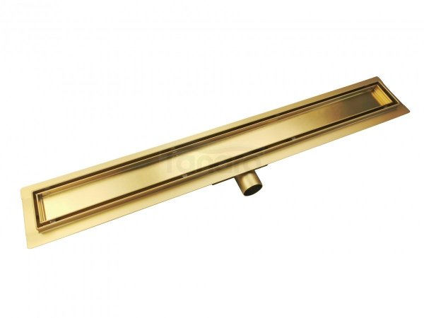 AQUALine - Odpływ liniowy posadzkowy złoty/gold 2w1 pod płytkę 100cm L04GL