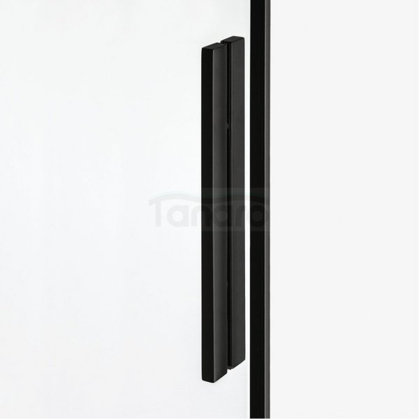 NEW TRENDY Kabina ścianka WALK-IN przesuwna SMART BLACK 140x200 EXK-4195