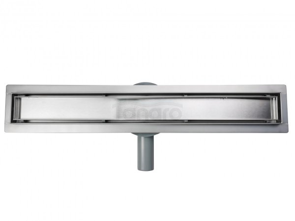AQUALine - Odpływ liniowy 2w1 POSADZKOWY do wklejenia płytki lub gładka maskownica syfon OBROTOWY ROZMIAR 80cm!! R04800