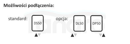 AQUAFORM - Grzejnik łazienkowy ASAMI PLUS pionowy 1800X332 494W / przył. dolne 50MM z wieszakami biały  GRŁ-G/AP-1800X332-B 